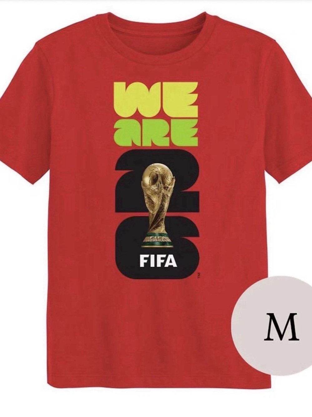 FIFA Red 'We Are 2018' Graphic Kids T‑Shirt